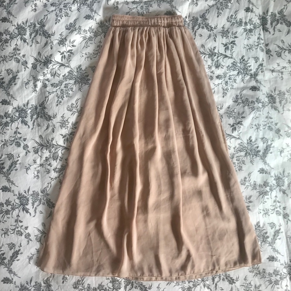 American Apparel Chiffon Maxi Skirt